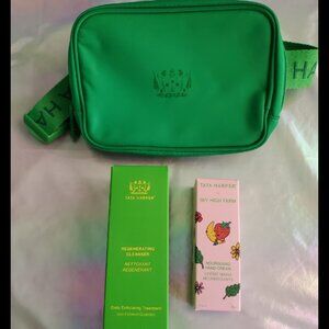 Tata Harper Regenerating Cleanser + Sky High Farm Hand Cream + Limited Fanny bag